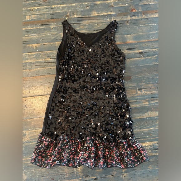 Vintage Early 2000s Full Sequence Mesh Tank Top Blouse Stretchy‎ MEDIUM - Picture 5 of 7